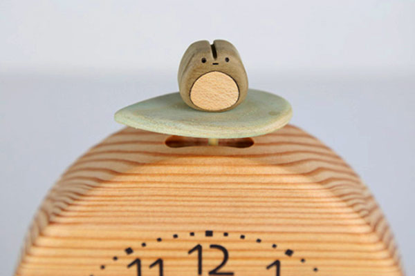 カエルの時計（写真3）